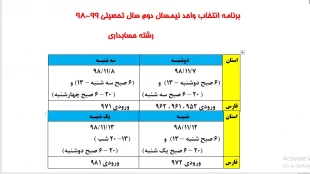 انتخاب واحد