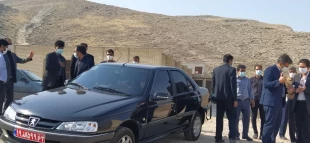 بازدید معاون استاندار و فرماندار ویژه لارستان از روند اجرایی تکمیل خوابگاه خیر ساز آموزشکده فنی  3
