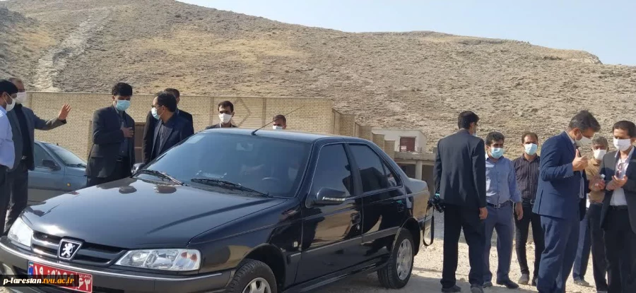 بازدید معاون استاندار و فرماندار ویژه لارستان از روند اجرایی تکمیل خوابگاه خیر ساز آموزشکده فنی  3