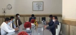 دیدار کارکنان آموزشکده فنی لارستان با شهردار و اعضای شورای اسلامی شهر خور به مناسبت هفته وحدت 2