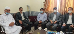 دیدار کارکنان آموزشکده فنی لارستان با امام جمعه اهل سنت شهر خور به مناسبت هفته وحدت  2