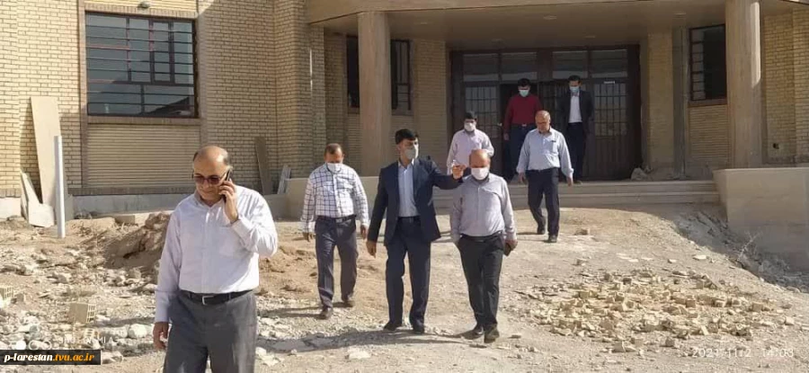 بازدید مدیر کل نظارت وارزیابی دانشگاه  به همراه رئیس دانشگاه فنی و حرفه ای  استان فارس از آموزشکده ی لارستان 5