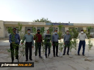 احیا فضای سبز آموزشکده به مناسبت روز درختکاری 2