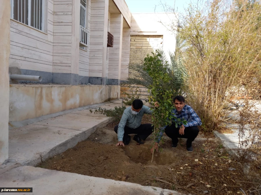 احیا فضای سبز آموزشکده به مناسبت روز درختکاری 4