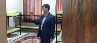 بازدید مجازی نمایندگان سازمان مرکزی دانشگاه فنی  از روند حضوری شدن آموزش ها در آموزشکده ی فنی لارستان 
 2