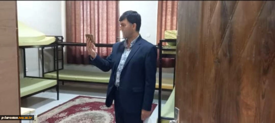 بازدید مجازی نمایندگان سازمان مرکزی دانشگاه فنی  از روند حضوری شدن آموزش ها در آموزشکده ی فنی لارستان 
 2