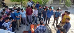 حضور اکیپ خط گرم شرکت‌ توزیع برق در آموزشکده ی فنی لارستان  2