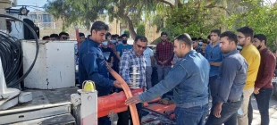 حضور اکیپ خط گرم شرکت‌ توزیع برق در آموزشکده ی فنی لارستان  3
