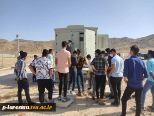 بازدید دانشجویان آموزشکده ی فنی لارستان از نیروگاه 10 مگاواتی برق خورشیدی کورده  5