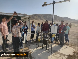 بازدید دانشجویان آموزشکده ی فنی لارستان از نیروگاه 10 مگاواتی برق خورشیدی کورده  6