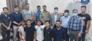 حضور ریاست آموزشکده به همراه استاد مشاور روانشناسی در خوابگاه دانشجویان آموزشکده فنی لارستان 4