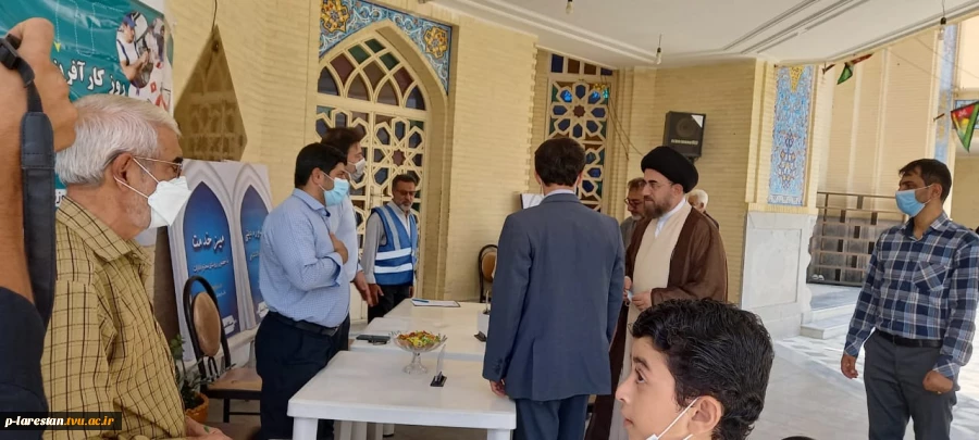 سخنرانی ریاست آموزشکده فنی لارستان پیش از خطبه‌های نماز جمعه  2