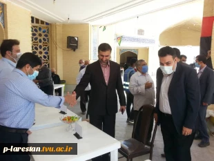سخنرانی ریاست آموزشکده فنی لارستان پیش از خطبه‌های نماز جمعه  2