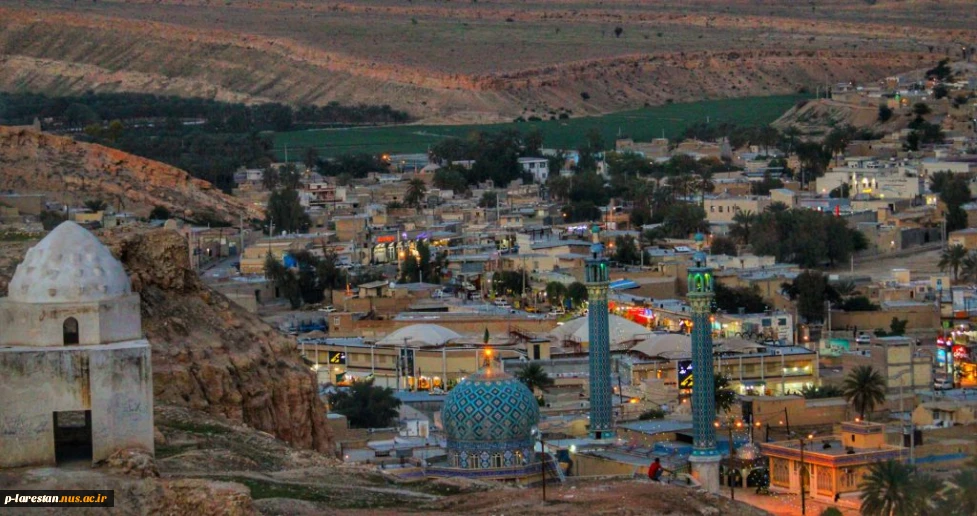 شهر قدیم لارستان عکس کپی شده از روزنامه میلاد لارستان بزرگ