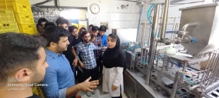 بازدید علمی دانشجویان از شرکت صنعتی تولیدی لبنیات قنبرزاده لارستان 3