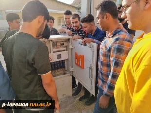 بازدید دانشجویان از سایت آموزشی توزیع شبکه برق 2