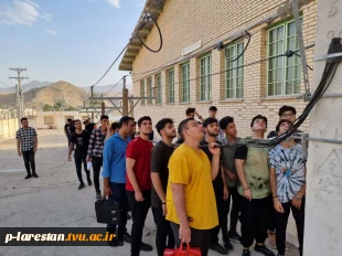 بازدید دانشجویان از سایت آموزشی توزیع شبکه برق 6