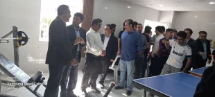 افتتاح باشگاه ورزش آموزشکده فنی لارستان در ویژه برنامه گرامیداشت روز دانشجو 6