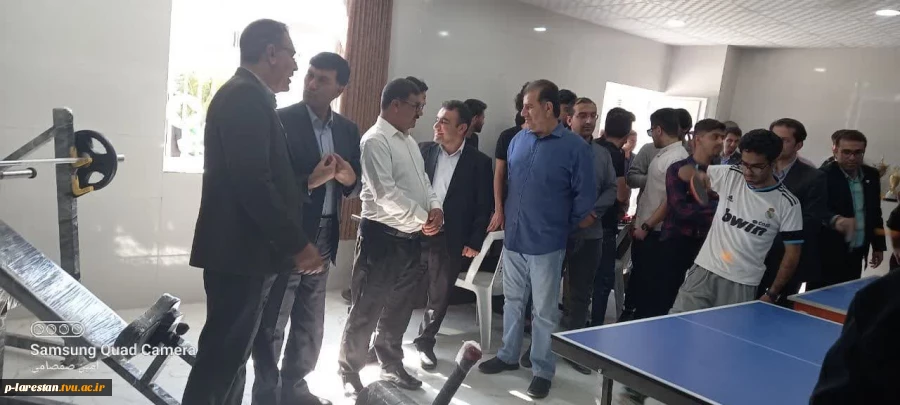 افتتاح باشگاه ورزش آموزشکده فنی لارستان در ویژه برنامه گرامیداشت روز دانشجو 6