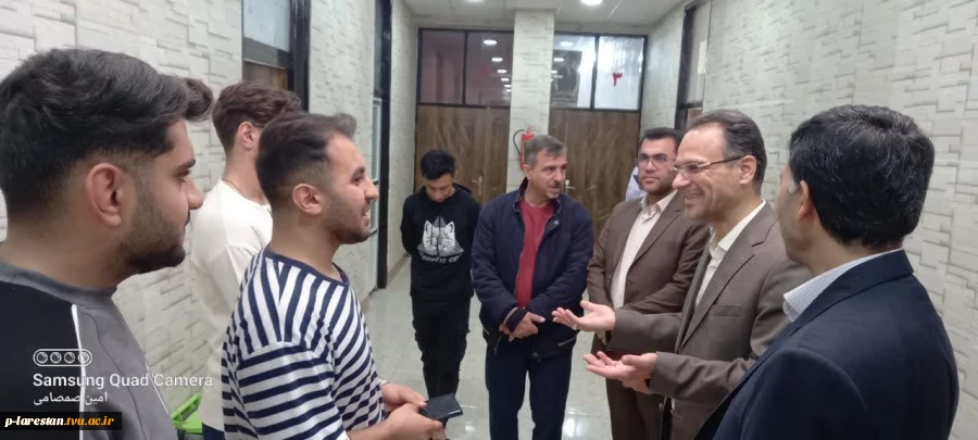 بازدید رئیس دانشگاه فنی و حرفه ای استان فارس از آموزشکده فنی و حرفه ای پسران لارستان 3