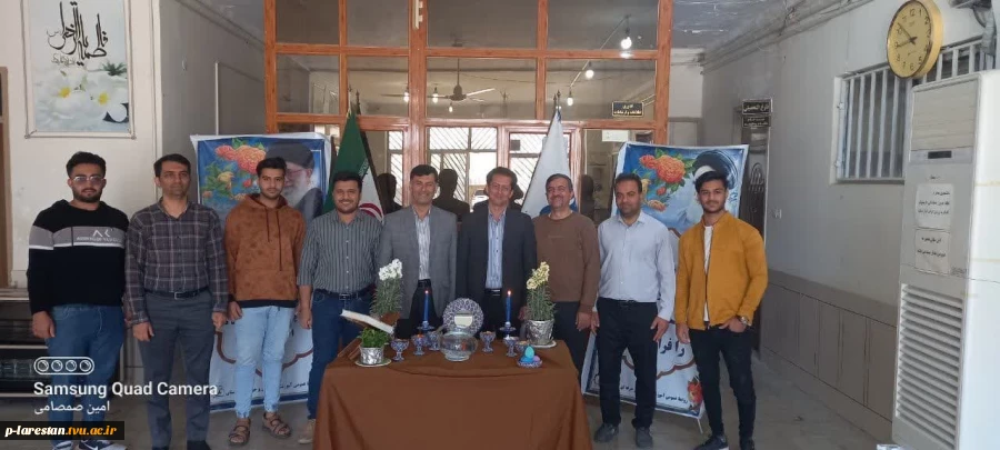 رونمایی از سفره هفت سین آموزشکده فنی لارستان  8