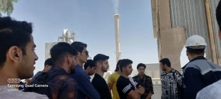 اردوی راهیان پیشرفت دانشجویان و بازدید از خط تولید کارخانه سیمان لارستان 4