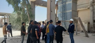 اردوی راهیان پیشرفت دانشجویان و بازدید از خط تولید کارخانه سیمان لارستان 6