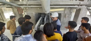 اردوی راهیان پیشرفت دانشجویان و بازدید از خط تولید کارخانه سیمان لارستان 10