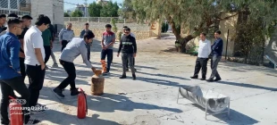 برگزاری دوره آموزش کوتاه مدت پیشگیری از آتش سوزی  و اطفاء حریق  در دانشگاه ملی مهارت واحد لارستان  5