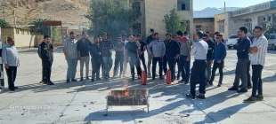 برگزاری دوره آموزش کوتاه مدت پیشگیری از آتش سوزی  و اطفاء حریق  در دانشگاه ملی مهارت واحد لارستان  7
