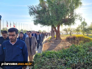 حضور جمعی از کارکنان دانشگاه ملی مهارت واحد لارستان در پویش  " سلامتی را قدم بزن" 
 2