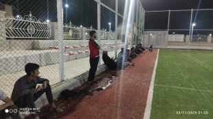 برگزاری مسابقات دوستانه فوتسال  در ورزشگاه شهر خور  3