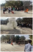 همزمان با گرامیداشت 16 آذر آموزش اطفاء حریق ویژه دانشجویان برگزار گردید . 5