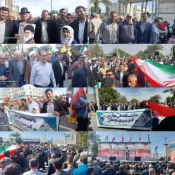 گزارش تصویری از حضور جمعی از اساتید و کارکنان آموزشکده پسران لارستان در راهپیمایی22 بهمن 1404 6